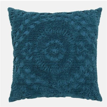 BETTER TRENDS Better Trends SHR2626TL Rio Collection is Super Soft & Light Weight in Floral Design Euro Sham; Teal SHR2626TL